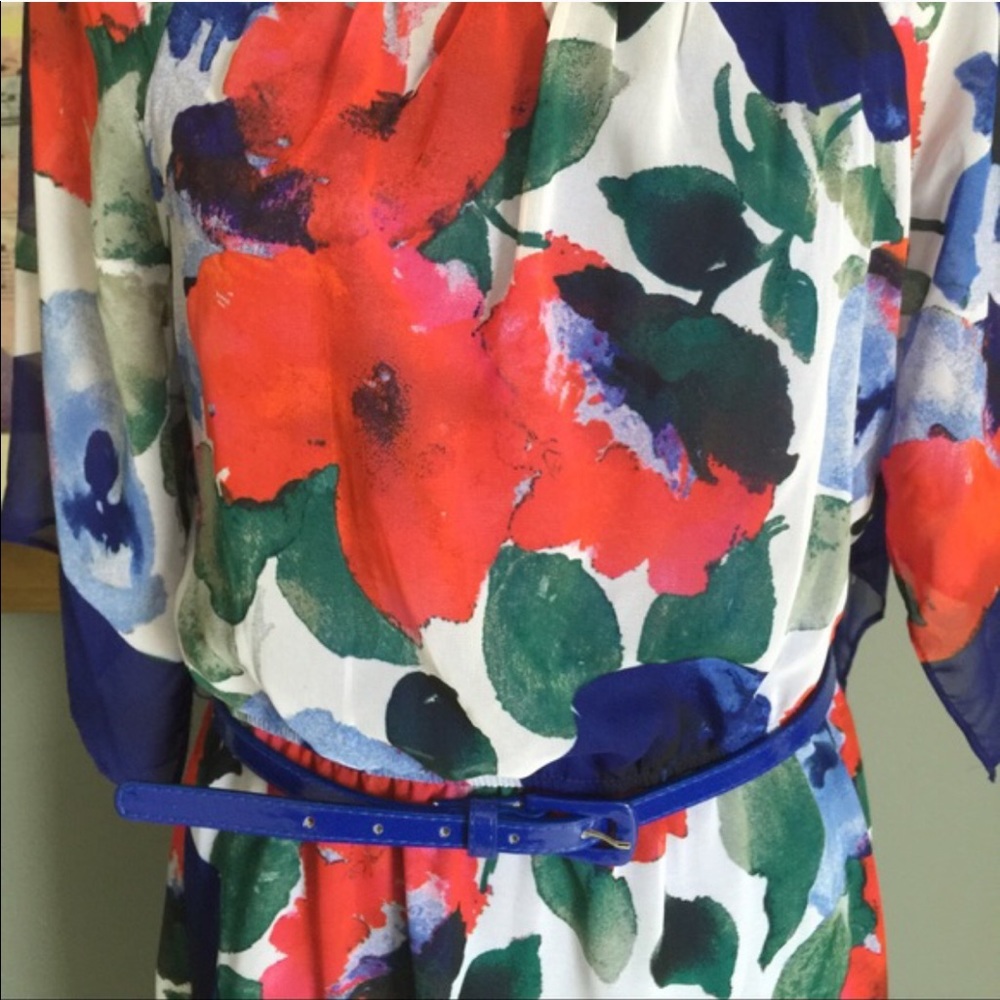 Rabbit Rabbit Rabbit Floral Dress Sizes - Picture 4 of 4